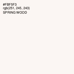 #FBF5F3 - Spring Wood Color Image